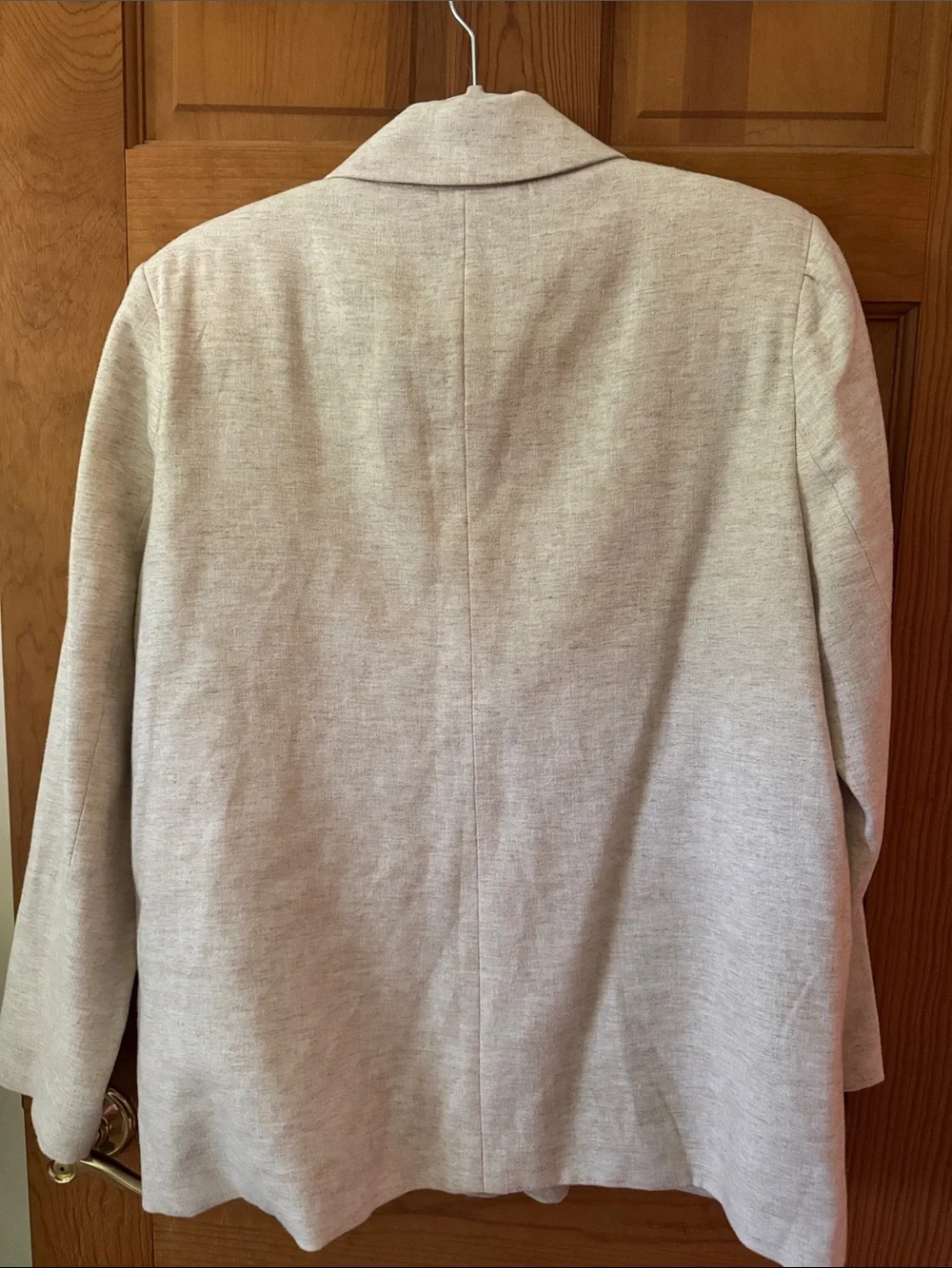 Abercrombie & Fitch Women's Light Cream Blazer